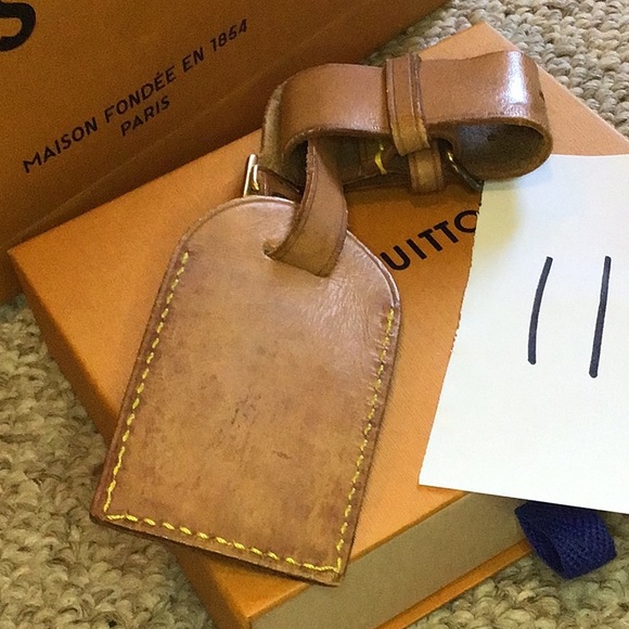 💯%✨Louis Vuitton✨💕Large luggage tag and strap - Picture 5 of 7